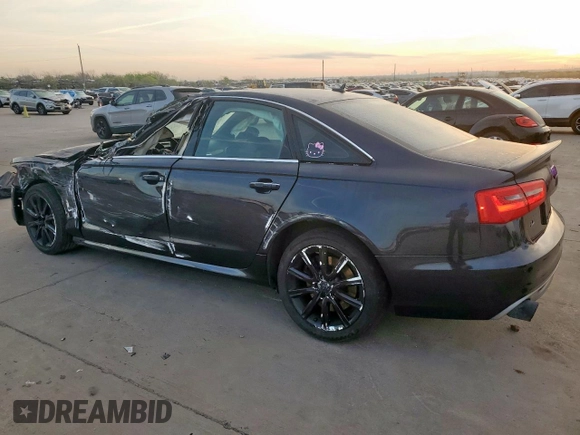 2015 Audi A6 3.0T Premium Plus with VIN WAUFGAFCXFN016132, listed as a Copart auction lot 50551585 with 90,637 mi miles and Salvage Title. Bid and sale history available at carsss.com. Image 2.