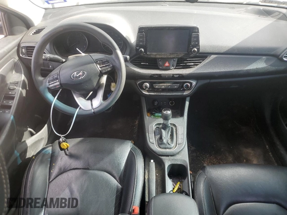 2018 Hyundai Elantra GT with VIN KMHH35LE0JU014596, listed as a Copart auction lot 65122474 with 0 mi miles and Salvage Title. Bid and sale history available at carsss.com. Image 8.