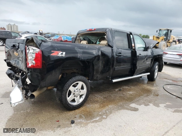 2013 Chevrolet Silverado 2500HD LTZ with VIN 1GC1KYE84DF163247, listed as a Copart auction lot 54511354 with 0 mi miles and Salvage Title. Bid and sale history available at carsss.com. Image 3.