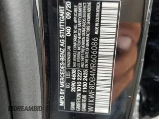 2021 Mercedes-Benz C 300 with VIN W1KWF8DB4MR606086, listed as a Copart auction lot 66220565 with 12,742 mi miles and Clean title. Bid and sale history available at DreamBid. Image 12.