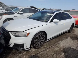 2021 Audi A8 with VIN WAU8DAF86MN031902, listed as a Copart auction lot 74131144 with 0 mi miles and Non Repairable. Bid and sale history available at carsss.com. Image 1.