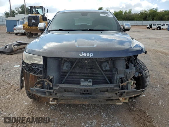 2015 Jeep Grand Cherokee Overland with VIN 1C4RJFCT4FC813510, listed as a Copart auction lot 41466395 with 135,124 mi miles and Salvage Title. Bid and sale history available at carsss.com. Image 5.