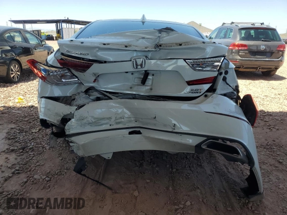 2019 Honda Accord Sport with VIN 1HGCV2F30KA023613, listed as a Copart auction lot 61568095 with 63,473 mi miles and Salvage title. Bid and sale history available at DreamBid. Image 6.