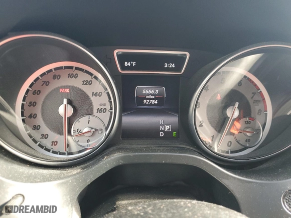 2014 Mercedes-Benz CLA-Class CLA 250 with VIN WDDSJ4GB6EN119255, listed as a Copart auction lot 43924145 with 92,784 mi miles and Salvage Title. Bid and sale history available at carsss.com. Image 9.