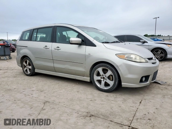 2006 Mazda 5 Sport with VIN JM1CR293260110617, listed as a Copart auction lot 59216285 with 186,443 mi miles and Clean title. Bid and sale history available at DreamBid. Image 4.