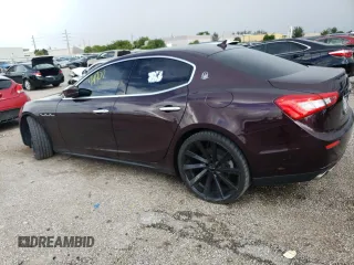 2017 Maserati Ghibli with VIN ZAM57XSA3H1218841, listed as a Copart auction lot 64325043 with 74,702 mi miles. Bid and sale history available at carsss.com. Image 2.