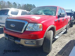 2005 Ford F-150 XLT with VIN 1FTPW14545KB57096, listed as a IAAI auction lot 41756804 with 162,733 mi miles. Bid and sale history available at carsss.com. Image 17.