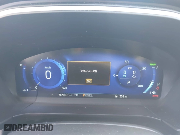 2020 Ford Escape Titanium Hybrid z VIN 1FMCU9DZ9LUC35844, wystawiony jako IAAI lot #42058275 z przebiegiem 74 205 mil mil oraz . Historia ofert i sprzedaży dostępna na DreamBid. Obrazek 7.