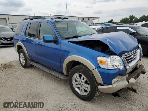 2010 Ford Explorer Eddie Bauer z VIN 1FMEU7EE9AUB15855, wystawiony jako Copart lot #60838815 z przebiegiem 121 570 mil mil oraz Szkoda całkowita • Salvage title. Historia ofert i sprzedaży dostępna na DreamBid. Obrazek 4.