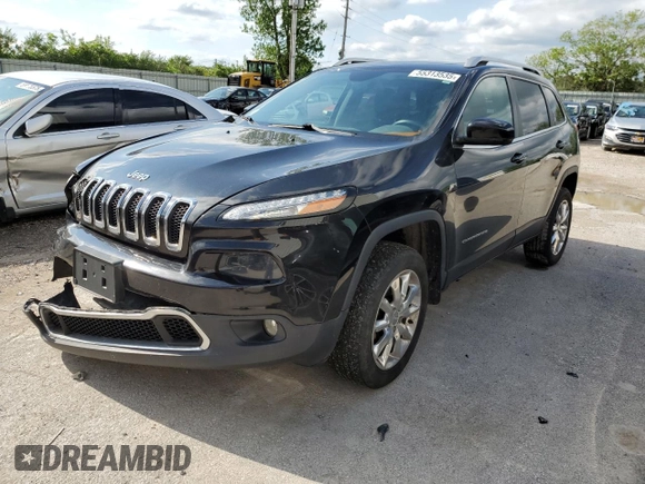 2014 Jeep Cherokee Limited z VIN 1C4PJMDS1EW133918, wystawiony jako Copart lot #55313535 z przebiegiem 141 988 mil mil oraz Szkoda całkowita • Salvage title. Historia ofert i sprzedaży dostępna na DreamBid. Obrazek 1.