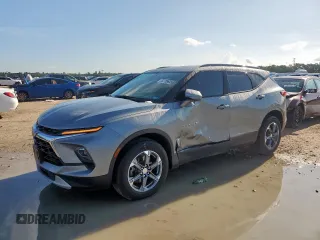 2023 Chevrolet Blazer LT с VIN 3GNKBCR42PS137266, выставлен на аукционе Copart как лот 62789645 с пробегом 32 840 миль миль и Списание • Salvage title. История ставок и продаж доступна на DreamBid. Изображение 1.