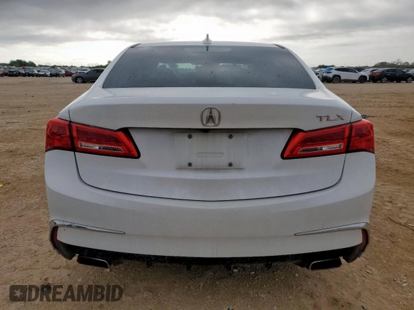 2020 Acura TLX Technology with VIN 19UUB2F48LA001074, listed as a Copart auction lot 60407085 with 49,779 mi miles and Clean title. Bid and sale history available at DreamBid. Image 6.