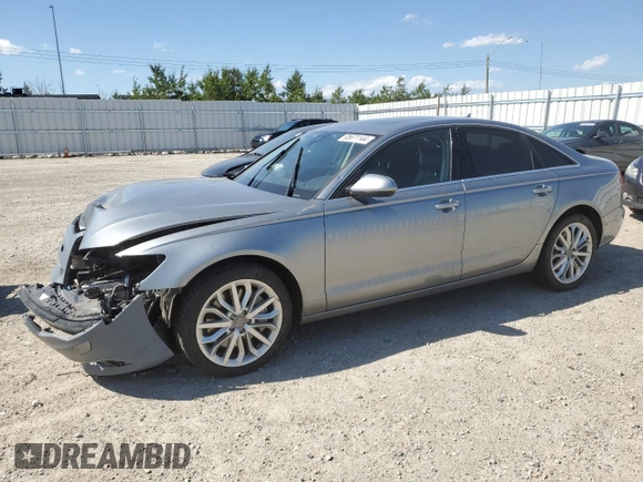 2014 Audi A6 with VIN WAUHGCFC6EN137629, listed as a Copart auction lot 65671144 with Not provided miles and Salvage title. Bid and sale history available at DreamBid. Image 1.