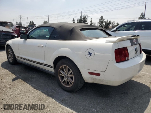 2005 Ford Mustang Deluxe with VIN 1ZVFT84NX55182674, listed as a Copart auction lot 54628895 with 113,265 mi miles and Clean Title. Bid and sale history available at carsss.com. Image 2.