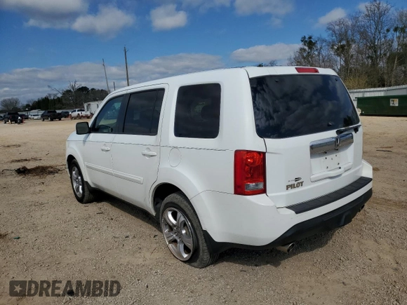 2013 Honda Pilot EX-L with VIN 5FNYF3H56DB014981, listed as a Copart auction lot 48182055 with 222,663 mi miles and Salvage Title. Bid and sale history available at DreamBid. Image 2.