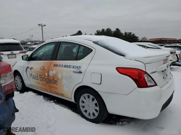 2015 Nissan Versa S Plus with VIN 3N1CN7AP4FL842311, listed as a Copart auction lot 44345395 with 107,762 mi miles and Clean Title. Bid and sale history available at carsss.com. Image 2.