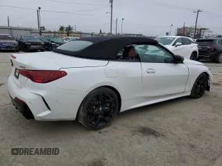 2025 BMW 4 Series 430i with VIN WBA33DB06SCS07578, listed as a Copart auction lot 50272185 with 5,169 mi miles and Salvage Title. Bid and sale history available at carsss.com. Image 3.