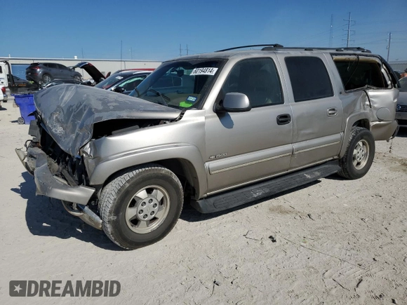 2000 Chevrolet Suburban LT with VIN 3GNFK16T7YG202151, listed as a Copart auction lot 60194814 with 0 mi miles and Salvage Title. Bid and sale history available at carsss.com. Image 1.