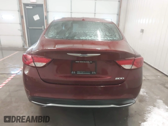 2015 Chrysler 200 Limited with VIN 1C3CCCAB0FN526585, listed as a IAAI auction lot 41558501 with 150,100 mi miles. Bid and sale history available at carsss.com. Image 15.