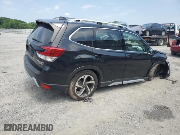 2024 Subaru Forester Touring with VIN JF2SKAMC4RH474711, listed as a Copart auction lot 59582405 with 5,373 mi miles and Salvage title. Bid and sale history available at DreamBid. Image 3.