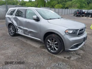 2017 Dodge Durango GT with VIN 1C4RDJDG7HC661060, listed as a IAAI auction lot 42241757 with 100,598 mi miles and . Bid and sale history available at DreamBid. Image 1.