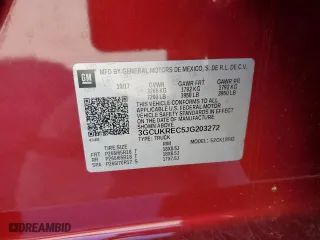 2018 Chevrolet Silverado 1500 LT with VIN 3GCUKREC5JG203272, listed as a Copart auction lot 61239994 with 82,485 mi miles and Salvage Title. Bid and sale history available at carsss.com. Image 12.