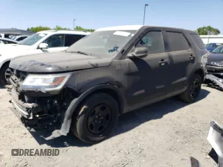 2018 Ford Police Interceptor Utility z VIN 1FM5K8AT7JGA44217, wystawiony jako Copart lot #53910515 z przebiegiem 49 310 mil mil oraz Tytuł czysty. Historia ofert i sprzedaży dostępna na DreamBid. Obrazek 1.