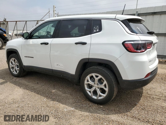 2024 Jeep Compass Sport z VIN 3C4NJDAN6RT163210, wystawiony jako Copart lot #51369215 z przebiegiem 13 575 mil mil oraz Szkoda całkowita • Salvage title. Historia ofert i sprzedaży dostępna na DreamBid. Obrazek 2.
