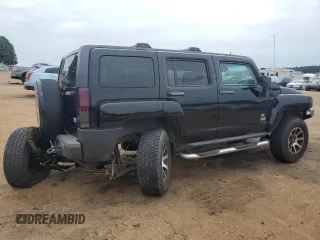 2007 Hummer H3 SUV with VIN 5GTDN13EX78134129, listed as a Copart auction lot 68814194 with 204,389 mi miles and Salvage Title. Bid and sale history available at carsss.com. Image 3.