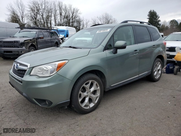 2015 Subaru Forester 2.5i Touring with VIN JF2SJAWC4FH493657, listed as a Copart auction lot 48816835 with 171,264 mi miles and Salvage Title. Bid and sale history available at carsss.com. Image 1.