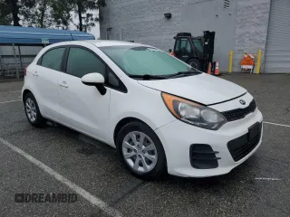 2016 Kia Rio LX with VIN KNADM5A31G6600350, listed as a Copart auction lot 50815575 with 136,234 mi miles and Clean Title. Bid and sale history available at carsss.com. Image 4.
