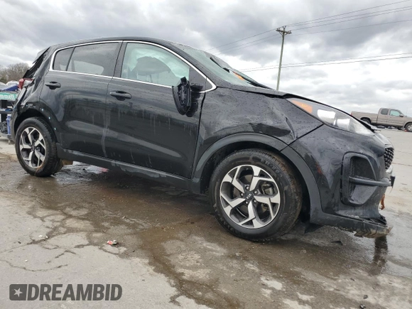 2020 Kia Sportage LX with VIN KNDPM3ACXL7643982, listed as a Copart auction lot 49917395 with 98,503 mi miles and Salvage Title. Bid and sale history available at DreamBid. Image 4.
