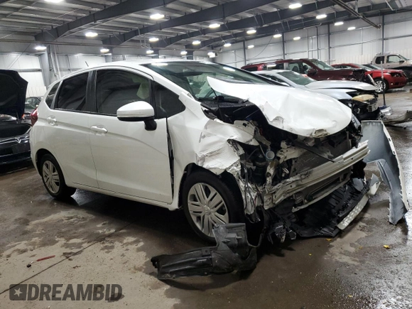 2018 Honda Fit LX with VIN 3HGGK5H46JM727608, listed as a Copart auction lot 49608315 with 25,760 mi miles and Salvage Title. Bid and sale history available at carsss.com. Image 4.