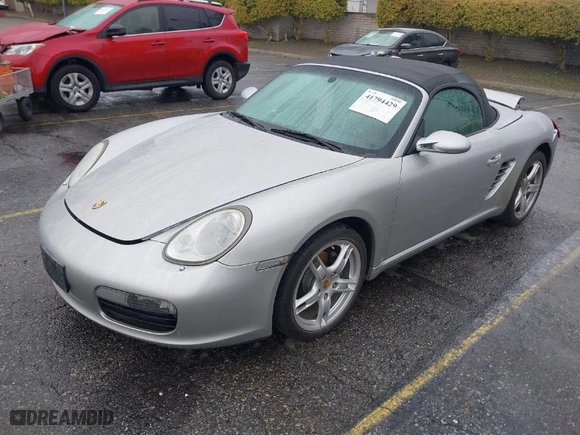 2008 Porsche Boxster with VIN WP0CA29808U710535, listed as a IAAI auction lot 41794429 with 63,031 mi miles. Bid and sale history available at carsss.com. Image 2.