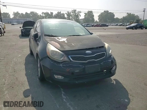 2013 Kia Rio EX with VIN KNADN4A31D6248521, listed as a Copart auction lot 60061645 with 123,281 mi miles and Salvage title. Bid and sale history available at DreamBid. Image 13.