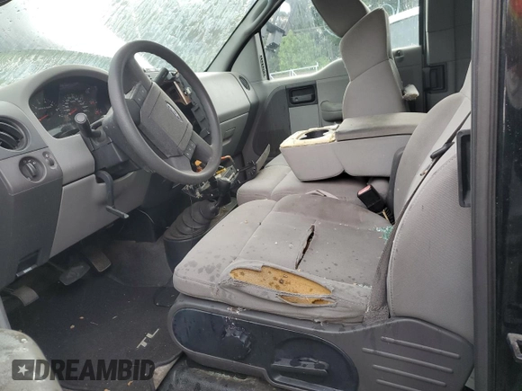 2005 Ford F-150 STX with VIN 1FTRX14W35FB47568, listed as a Copart auction lot 62642665 with Not provided miles and Salvage title. Bid and sale history available at DreamBid. Image 7.