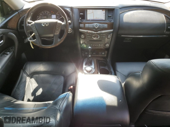 2014 Infiniti QX80 with VIN JN8AZ2NC8E9351805, listed as a Copart auction lot 51715735 with 130,943 mi miles and Salvage Title. Bid and sale history available at carsss.com. Image 8.