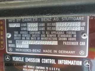 1984 Mercedes-Benz 380 with VIN WDBBA45A9EA015708, listed as a Copart auction lot 81719654 with 175,219 mi miles and Clean Title. Bid and sale history available at carsss.com. Image 12.