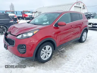 2018 Kia Sportage LX with VIN KNDPMCAC8J7324190, listed as a IAAI auction lot 41599162 with 41,573 mi miles. Bid and sale history available at carsss.com. Image 18.