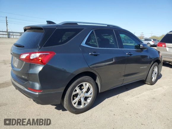 2019 Chevrolet Equinox LT with VIN 3GNAXVEX2KL125534, listed as a Copart auction lot 53120955 with 75,345 mi miles and Salvage Title. Bid and sale history available at carsss.com. Image 3.