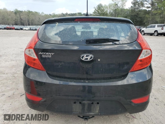 2013 Hyundai Accent GL with VIN KMHCT5AE0DU120967, listed as a Copart auction lot 51715835 with 77,517 mi miles and Salvage Title. Bid and sale history available at carsss.com. Image 6.