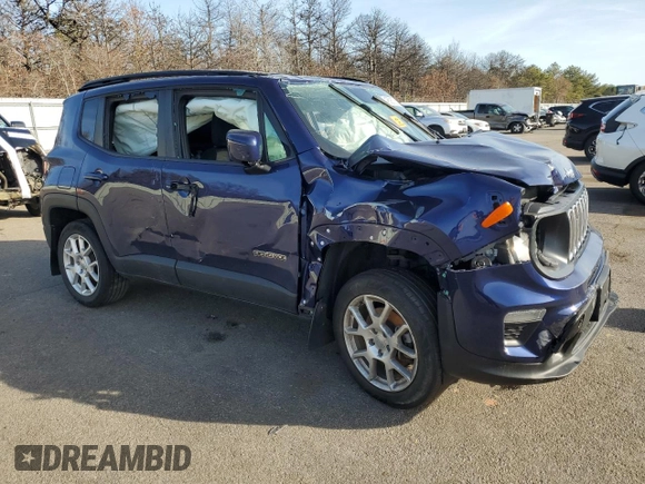 2020 Jeep Renegade Latitude with VIN ZACNJBBB5LPL73219, listed as a Copart auction lot 48596735 with 36,857 mi miles and Salvage Title. Bid and sale history available at carsss.com. Image 4.
