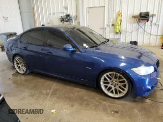 2011 BMW 3 Series 335i with VIN WBAPM5C56BE578579, listed as a Copart auction lot 85458574 with 155,820 mi miles and Salvage Title. Bid and sale history available at carsss.com. Image 4.