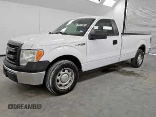 2014 Ford F-150 XL с VIN 1FTMF1CMXEKF21047, выставлен на аукционе Copart как лот 54858515 с пробегом 180 045 миль миль и Чистый • Clean title. История ставок и продаж доступна на DreamBid. Изображение 1.