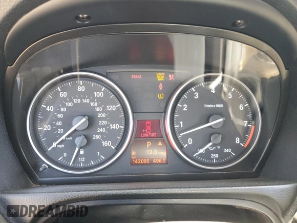 2008 BMW 3 Series 328i with VIN WBAWR335X8P153171, listed as a Copart auction lot 61267515 with 143,095 mi miles and Salvage title. Bid and sale history available at DreamBid. Image 9.