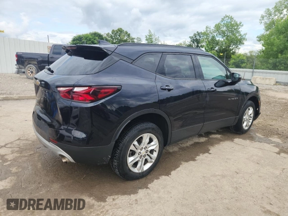 2020 Chevrolet Blazer LT with VIN 3GNKBBRA8LS616883, listed as a Copart auction lot 61484815 with 85,654 mi miles and Salvage title. Bid and sale history available at DreamBid. Image 3.