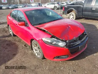 2014 Dodge Dart SXT with VIN 1C3CDFBB3ED719461, listed as a IAAI auction lot 41937282 with 126,828 mi miles. Bid and sale history available at carsss.com. Image 1.
