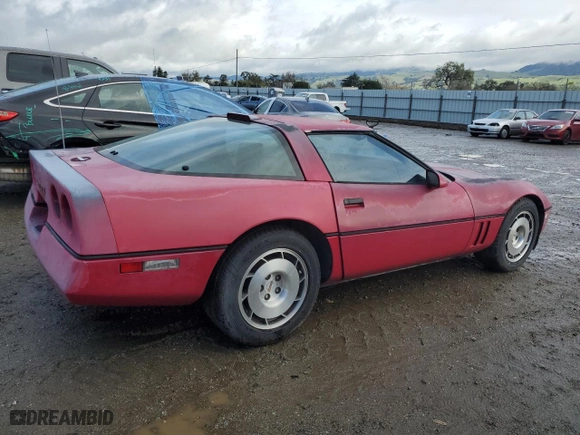 1986 Chevrolet Corvette with VIN 1G1YY0784G5122549, listed as a Copart auction lot 48634065 with 127,087 mi miles and Clean Title. Bid and sale history available at carsss.com. Image 3.