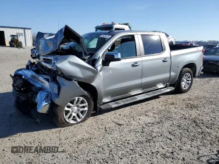 2024 Chevrolet Silverado 1500 LT with VIN 1GCPDKEK3RZ404198, listed as a Copart auction lot 43925415 with 5,056 mi miles and Salvage Title. Bid and sale history available at carsss.com. Image 1.