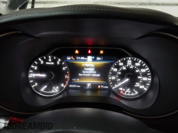 2022 Nissan Maxima SV with VIN 1N4AA6CV5NC503286, listed as a IAAI auction lot 41694777 with 60,269 mi miles and . Bid and sale history available at DreamBid. Image 7.